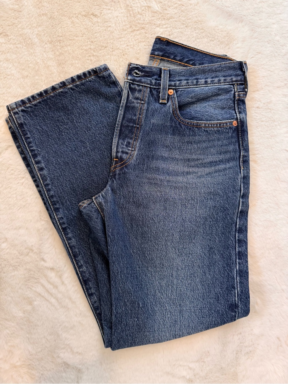 Levi's 501 90’s Style 26/30 Women's Dark Blue Bootcut Jeans